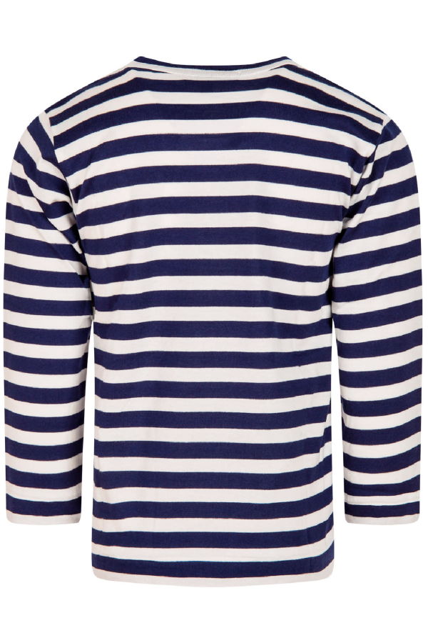 KIDS Comme des Garçons PLAY Striped T-shirt With Heart