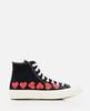 Comme des Garçons PLAY x Converse High-Top Sneakers - Black - Thumbnail 1