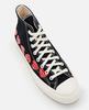 Comme des Garçons PLAY x Converse High-Top Sneakers - Black - Thumbnail 4