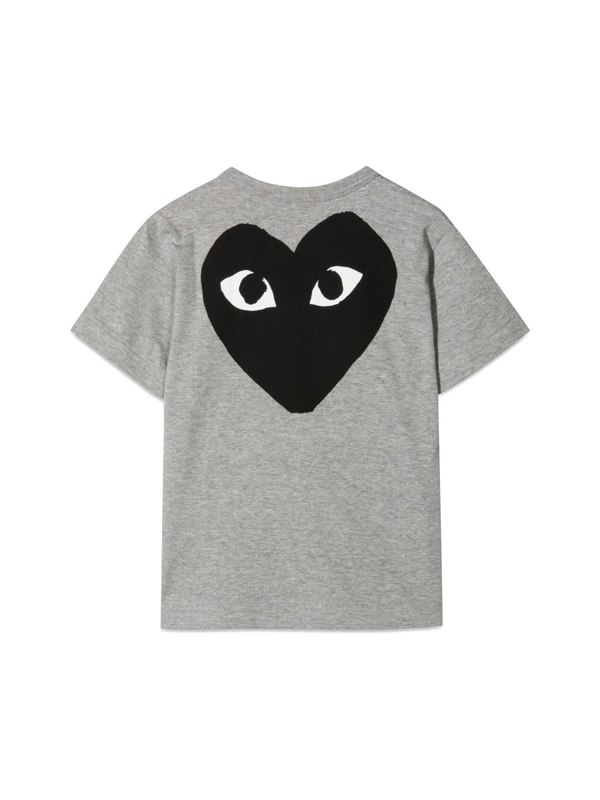 KIDS Comme des Garons PLAY T-shirt Knit - Gray