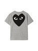 KIDS Comme des Garçons PLAY T-shirt Knit - Gray - Thumbnail 2