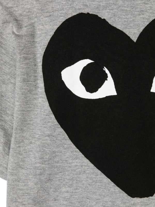 KIDS Comme des Garons PLAY T-shirt Knit - Gray