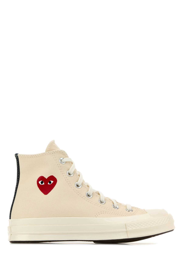 Comme des Garçons PLAY x Converse Sneakers - Ivory