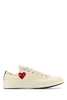 Comme des Garçons PLAY x Converse Sneakers - Ivory Canvas - Thumbnail 1