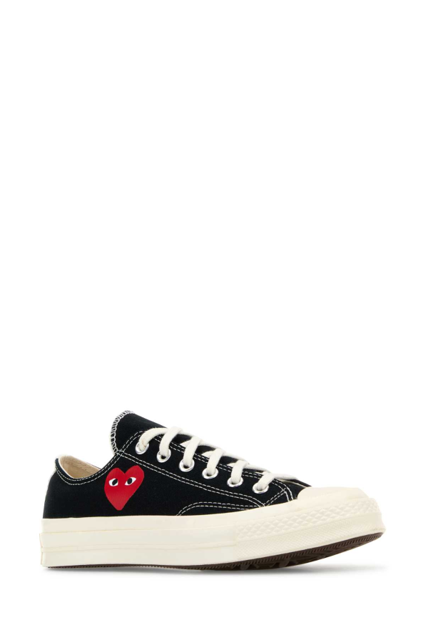 Comme des Garçons PLAY x Converse Canvas Sneakers - Black