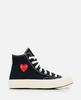 Comme des Garçons PLAY Converse High Sneakers - Black - Thumbnail 1