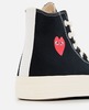 Comme des Garçons PLAY Converse High Sneakers - Black - Thumbnail 4