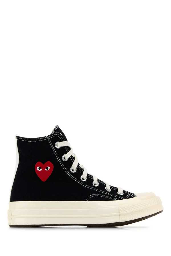 Comme des Garons PLAY x Converse Sneakers - Black