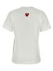 Comme des Garçons PLAY Heart Patch T-Shirt - White - Thumbnail 2