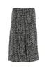 Lanvin Two-Tone Bouclé Skirt - Black/White - Thumbnail 2