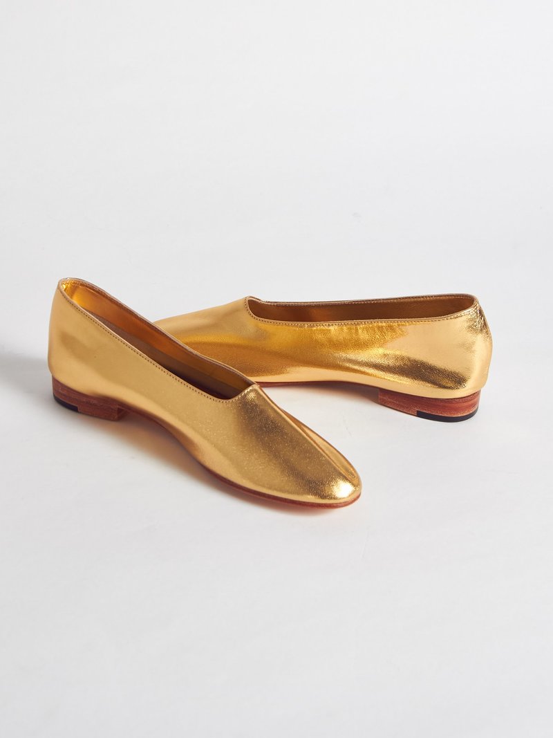 Martiniano Glove Shoe - Gold | Garmentory