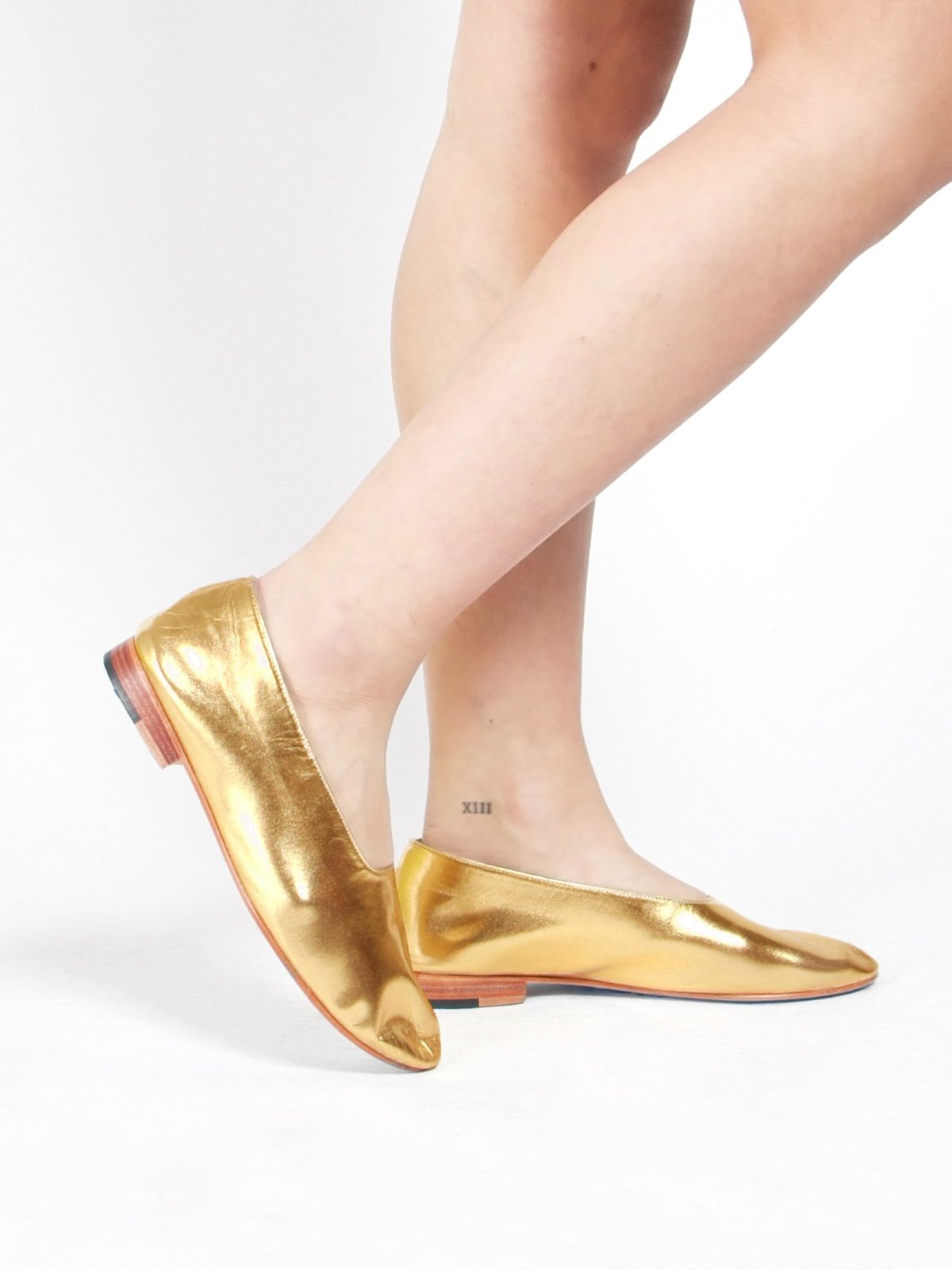 Martiniano Glove Shoe - Gold | Garmentory