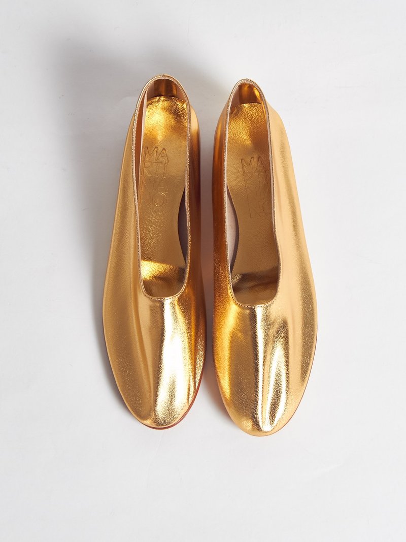 【新品未使用】＜MARTINIANO＞GLOVE Gold COLOR/38 High Glove Gold – Martiniano shoes