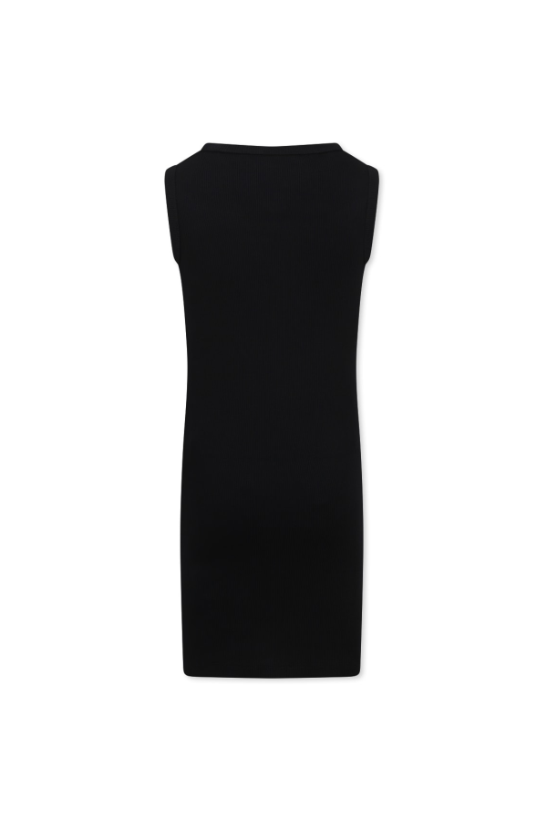 Off-White Black Dress With Logo Dress - Black