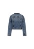 KIDS MM6 Maison Margiela Light Blue Jacket with Paint Splashes - Light Blue - Thumbnail 2