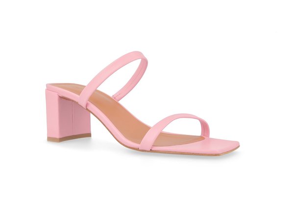 By Far Shoes Tanya Sandals - Pink Leather By Far Shoes Tanya Sandals - Pink Leather