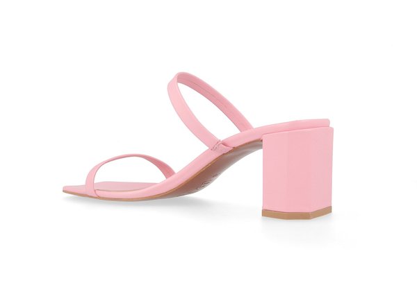 By Far Shoes Tanya Sandals - Pink Leather By Far Shoes Tanya Sandals - Pink Leather