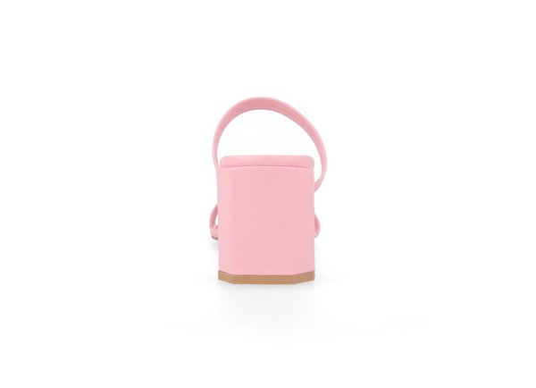 By Far Shoes Tanya Sandals - Pink Leather By Far Shoes Tanya Sandals - Pink Leather