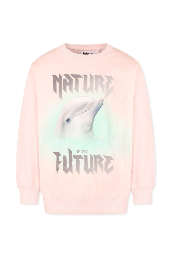 MOLO Dolphin Print Sweatshirt - Pink