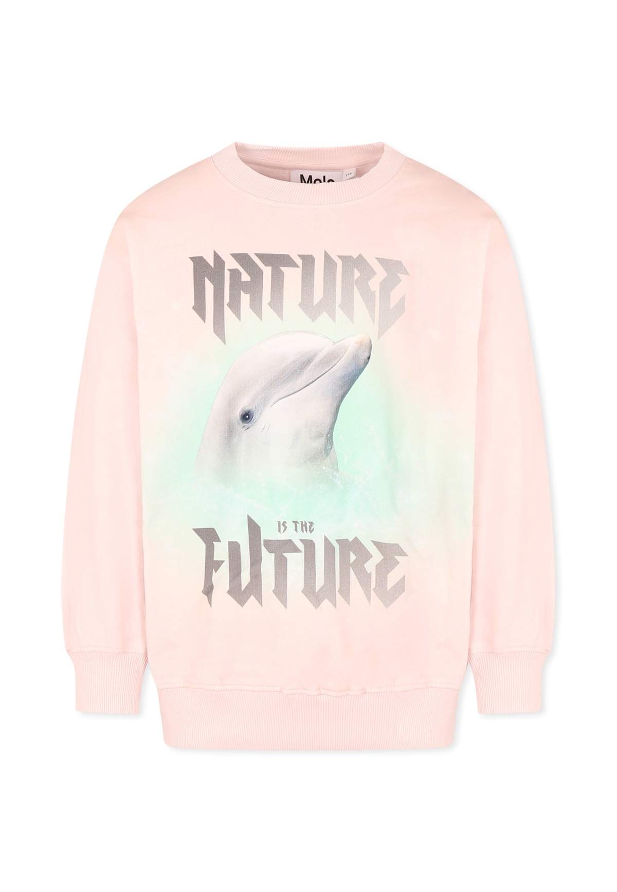 MOLO Dolphin Print Sweatshirt - Pink - Image 1 of 3