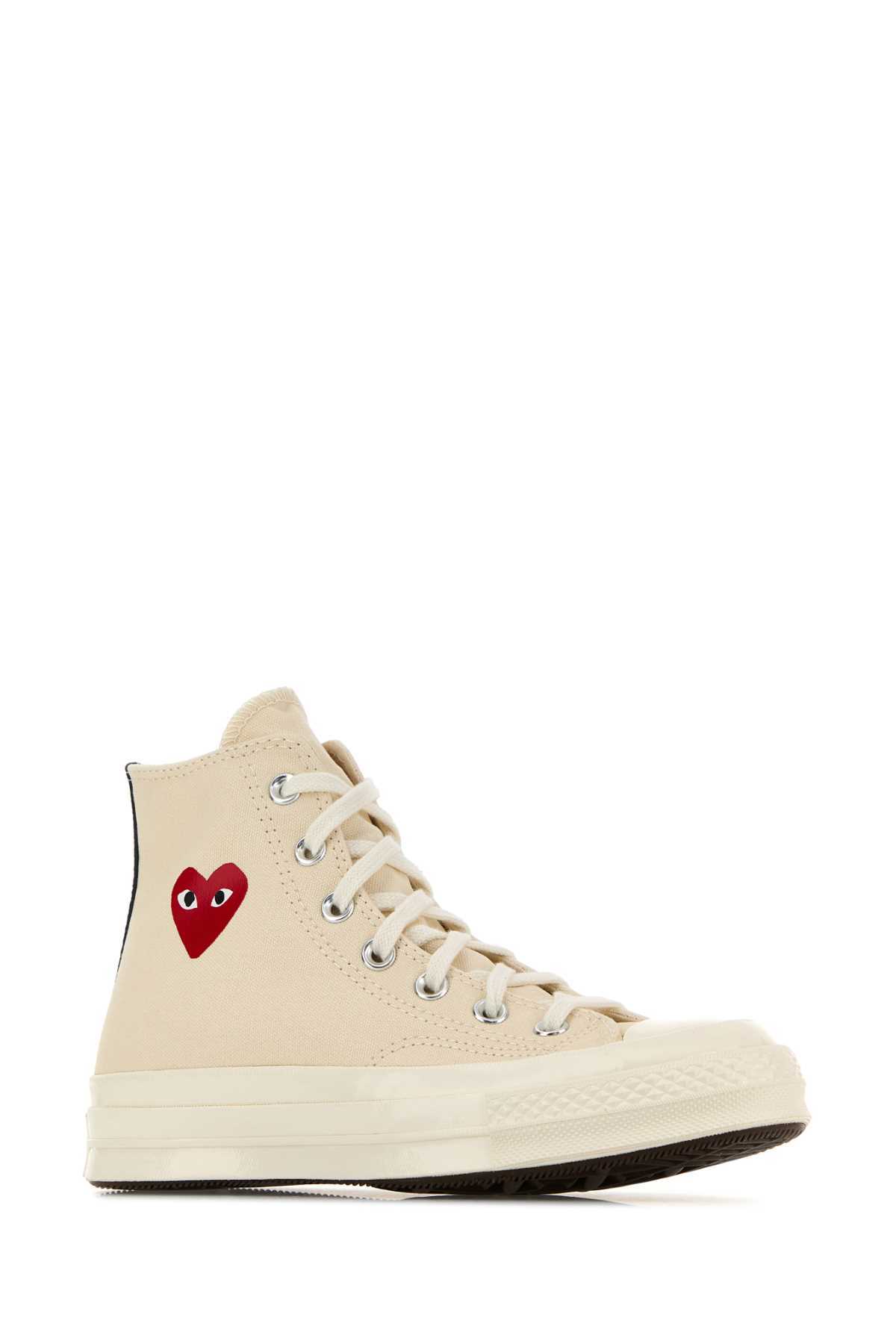 Comme des Garçons PLAY x Converse Sneakers - Beige - Image 2 of 2