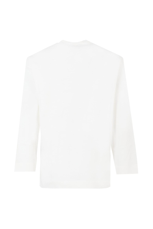 KIDS Marni White T-shirt with Black Logo - White