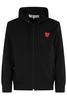 Comme des Garçons PLAY Sweatshirt Double Red Emblem Fleece - Thumbnail 1