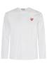 Comme des Garçons PLAY Red Emblem Tee - Thumbnail 1