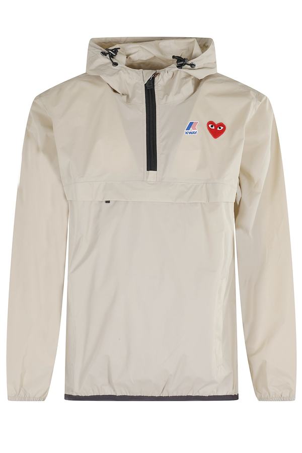 Comme des Garons PLAY Half Zip Jacket