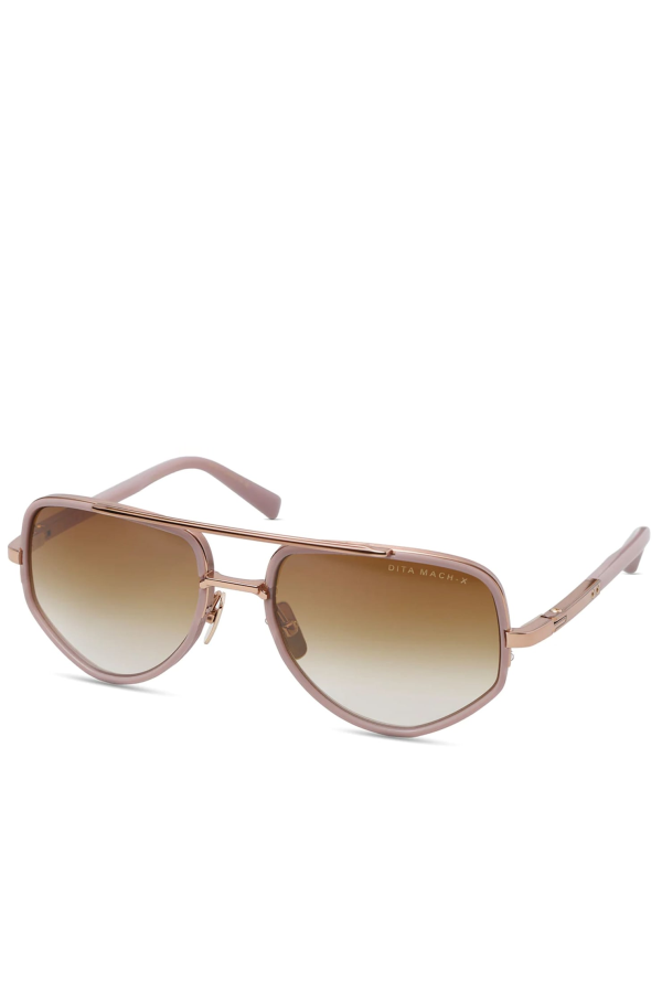 DITA Mach-X - Twilight Mauve / Rose Gold Sunglasses - Pink