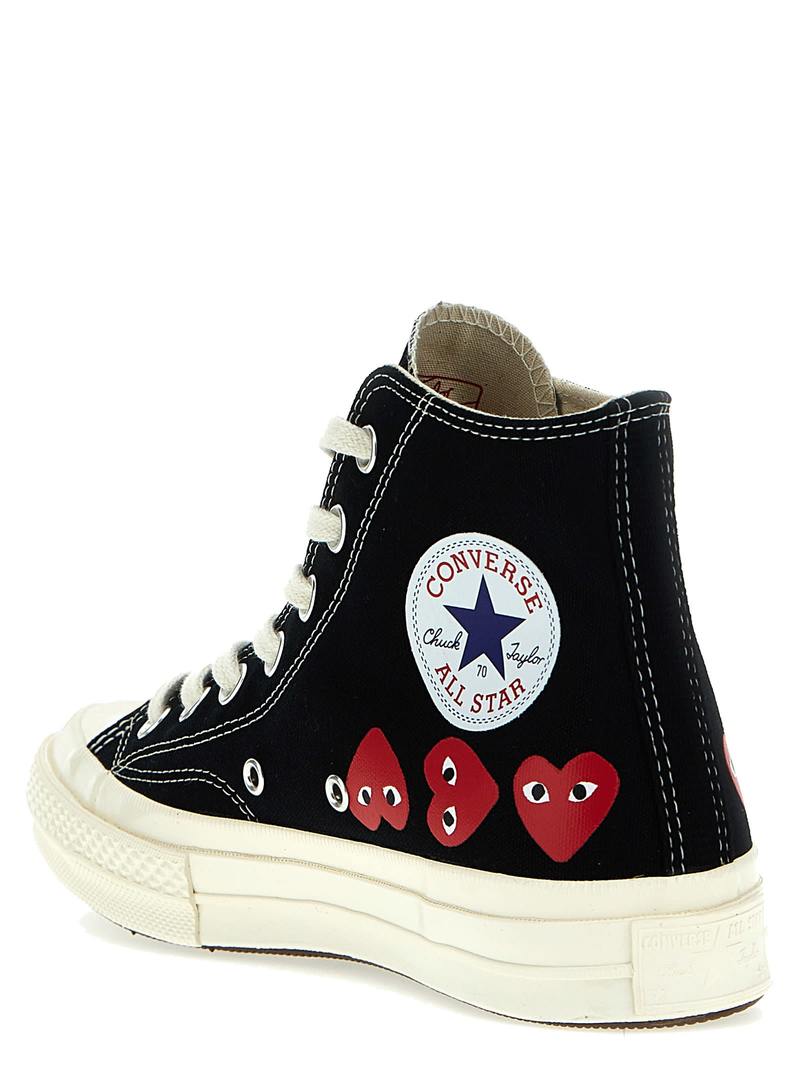Comme des Garons PLAY x Converse Sneakers - Black