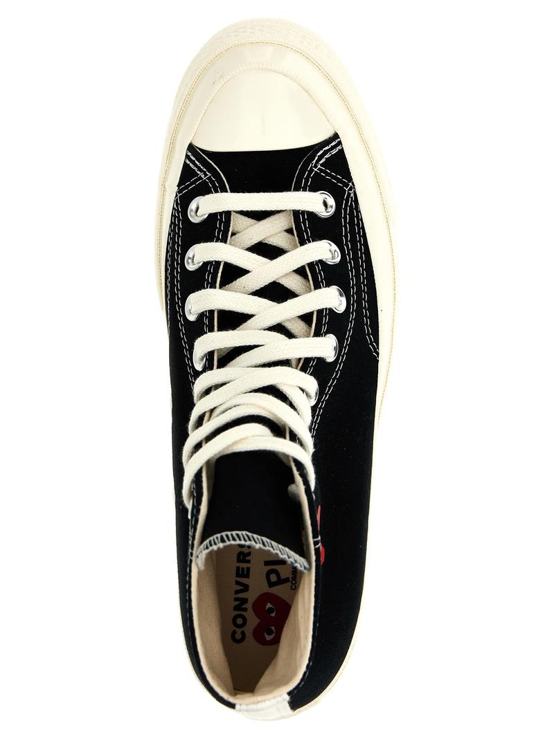 Comme des Garons PLAY Play x Converse Sneakers - Black