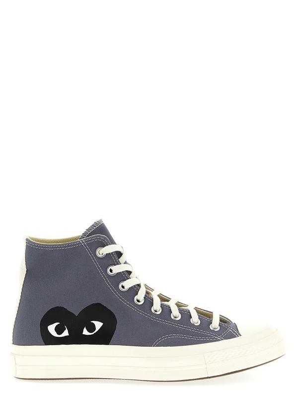 Comme des Garons PLAY Converse Chuck 70 Sneakers - Gray