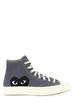 Comme des Garçons PLAY Converse Chuck 70 Sneakers - Gray - Thumbnail 1
