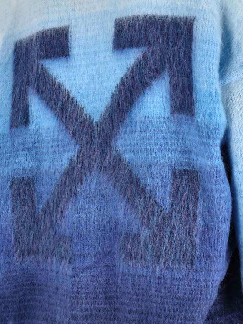 Off-White Arrow Cardigan - Blue