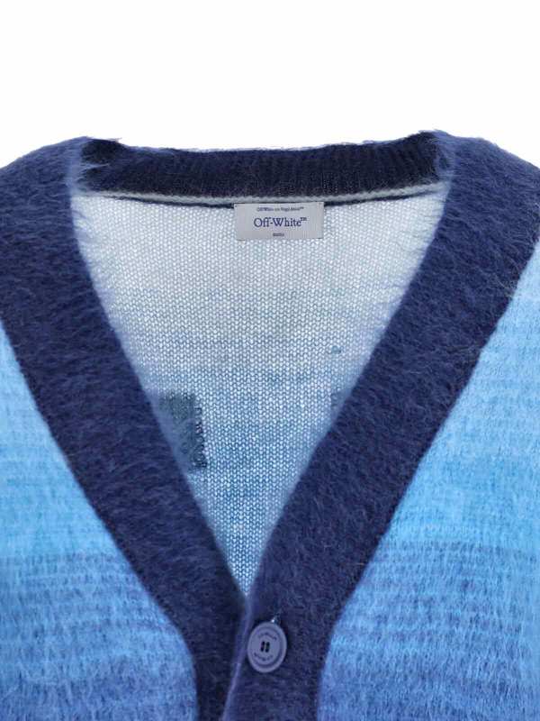 Off-White Arrow Cardigan - Blue