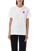 Comme des Garçons PLAY Classic Heart Patch Tee - White - Thumbnail 1