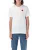 Comme des Garçons PLAY Classic Heart Patch Tee - White - Thumbnail 4