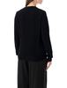 Comme des Garçons PLAY Wool Cardigan With Crystal Heart - Cardigan - Black - Thumbnail 2