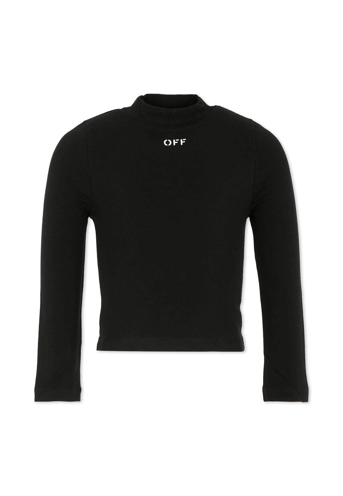 KIDS Off-White Turtleneck - Black - Image 1 of 3