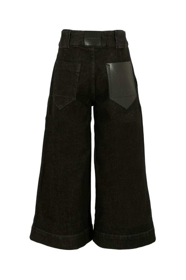 KIDS Lanvin Jeans With Logo - Black