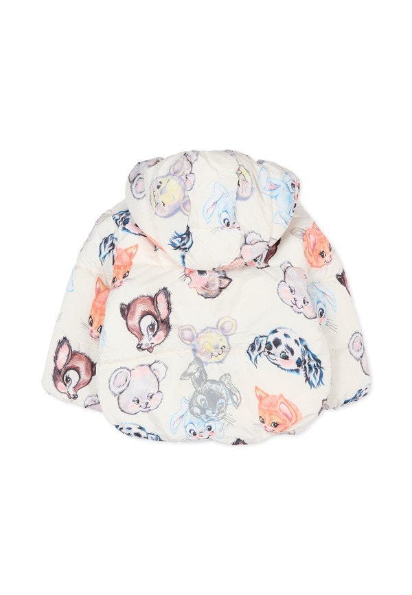 MOLO Down Jacket Animal Print - Beige