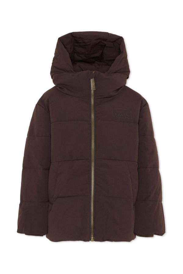 KIDS MOLO Marron Down Jacket - Brown