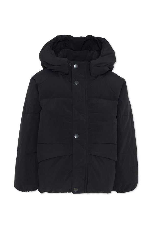 KIDS MOLO Down Jacket With Logo - Black