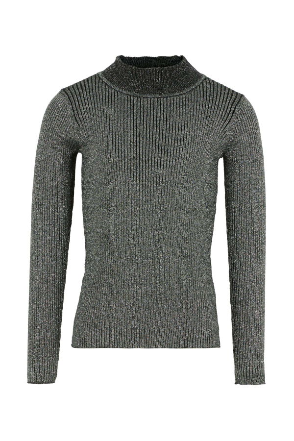 MOLO Turtleneck Top - Silver