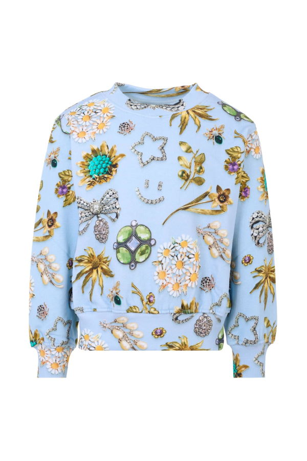 MOLO Jewel Print Sweatshirt - Light Blue