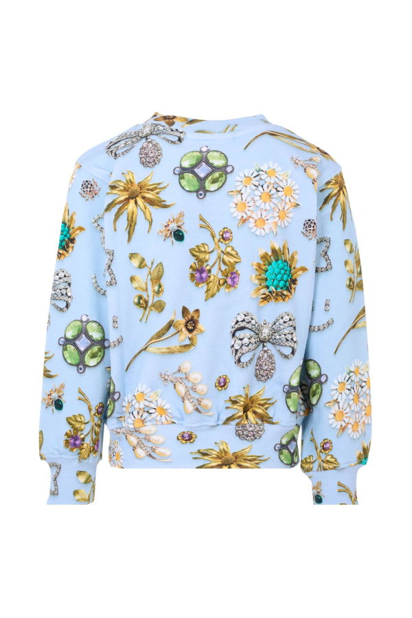 MOLO Jewel Print Sweatshirt - Light Blue