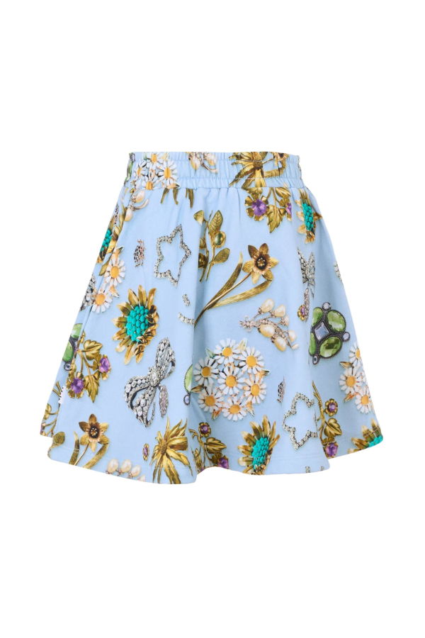 MOLO Jewel Print Skirt - Light Blue