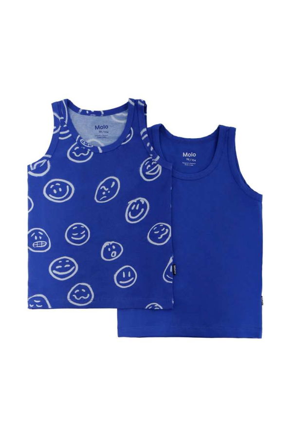 MOLO Smiley Tank Top Set - Blue