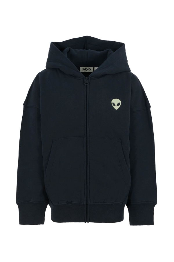 KIDS MOLO Alien Print Sweatshirt - Blue